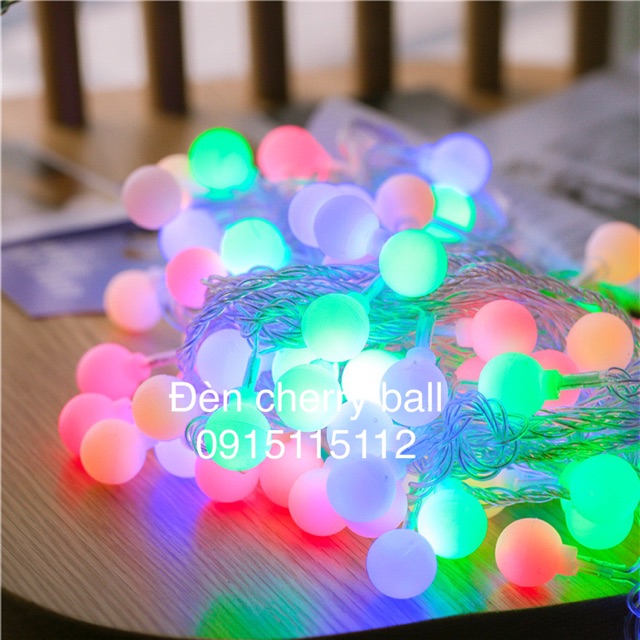 Đèn cherry ball cắm điện , đèn cherry đủ mầu