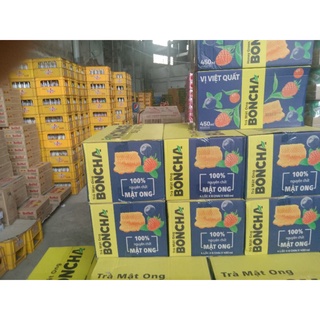 [HOẢ TỐC] Trà BONCHA Việt Quất 450ml (Thùng 24 chai) (Date xa)