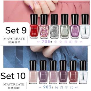 Sơn móng tay MAYCREATE 6 lọ