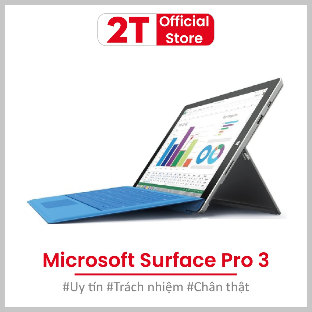 Laptop 2in1 Surface Pro 3 kèm phím, màn cảm ứng 2K Core i5 ổ SSD | BigBuy360 - bigbuy360.vn