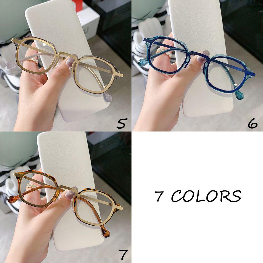 Mắt Kính Gọng Kim Loại Chống Tia UV Màu Xanh Dương Thời Trang Hiệu Ket1 TR90