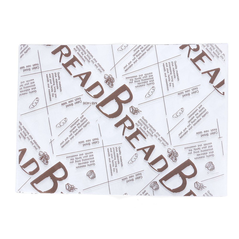 Túi Giấy Sáp Gói Bánh Mì Hamburger Chống Dầu Chống Dầu Trang Trí Thủ Công Cho Nhà Bếp