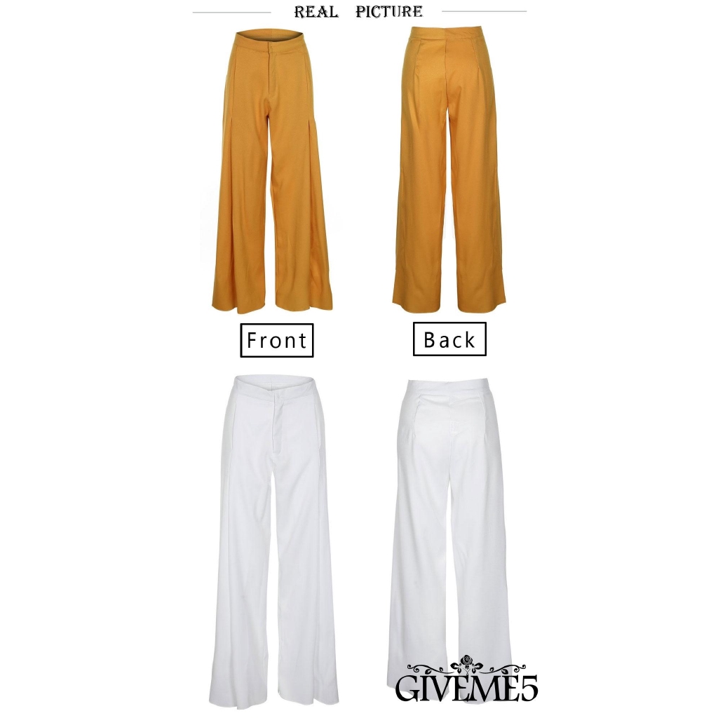 Quần ống loe lưng cao thời trang dành cho nữ