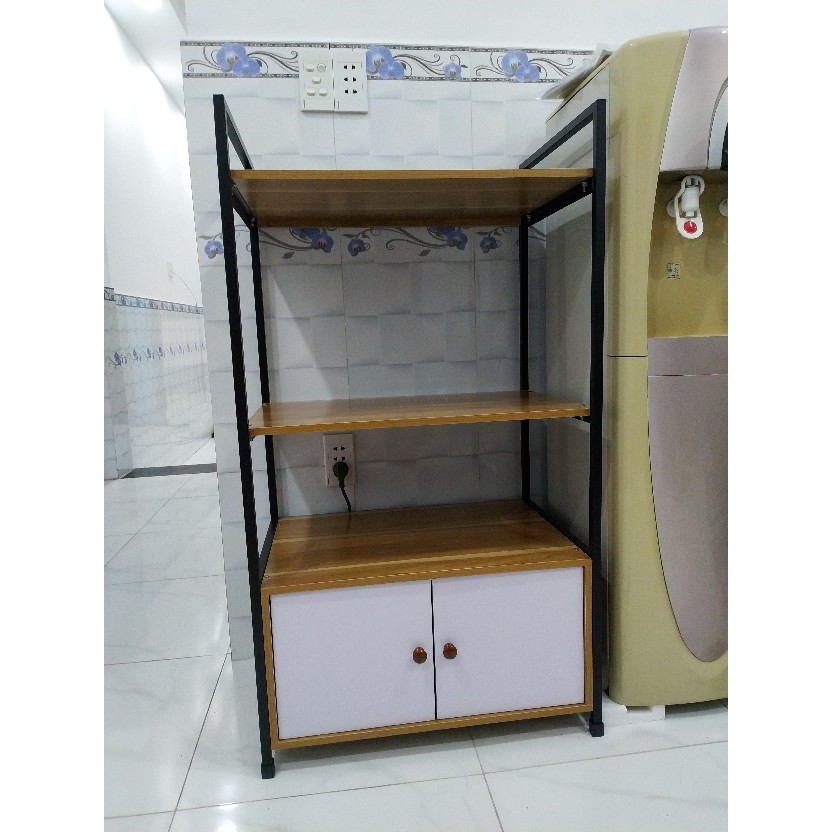 𝐌IỄN PHÍ SHIP Kệ Lò Vi Sóng 4 Tầng Có Tủ Cực Hot