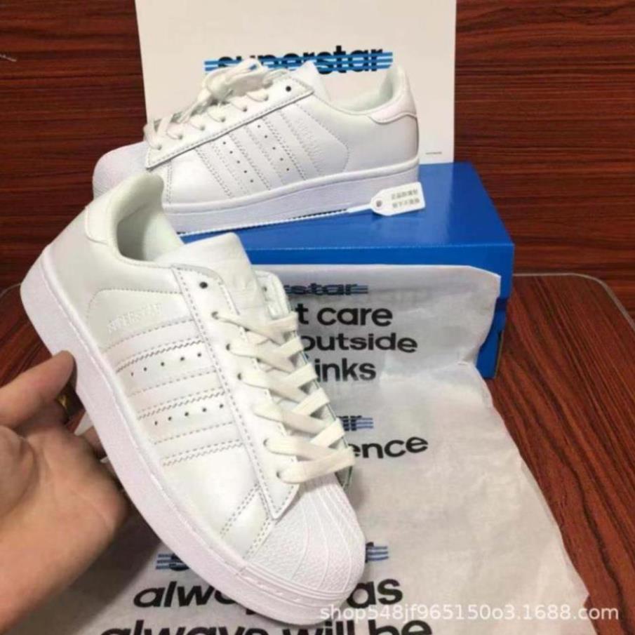 👟👟Giày Sneaker Nam Nữ Adidas SuperStar Mũi Sò Trắng Sọc Đủ Màu Full Box Size | BigBuy360 - bigbuy360.vn