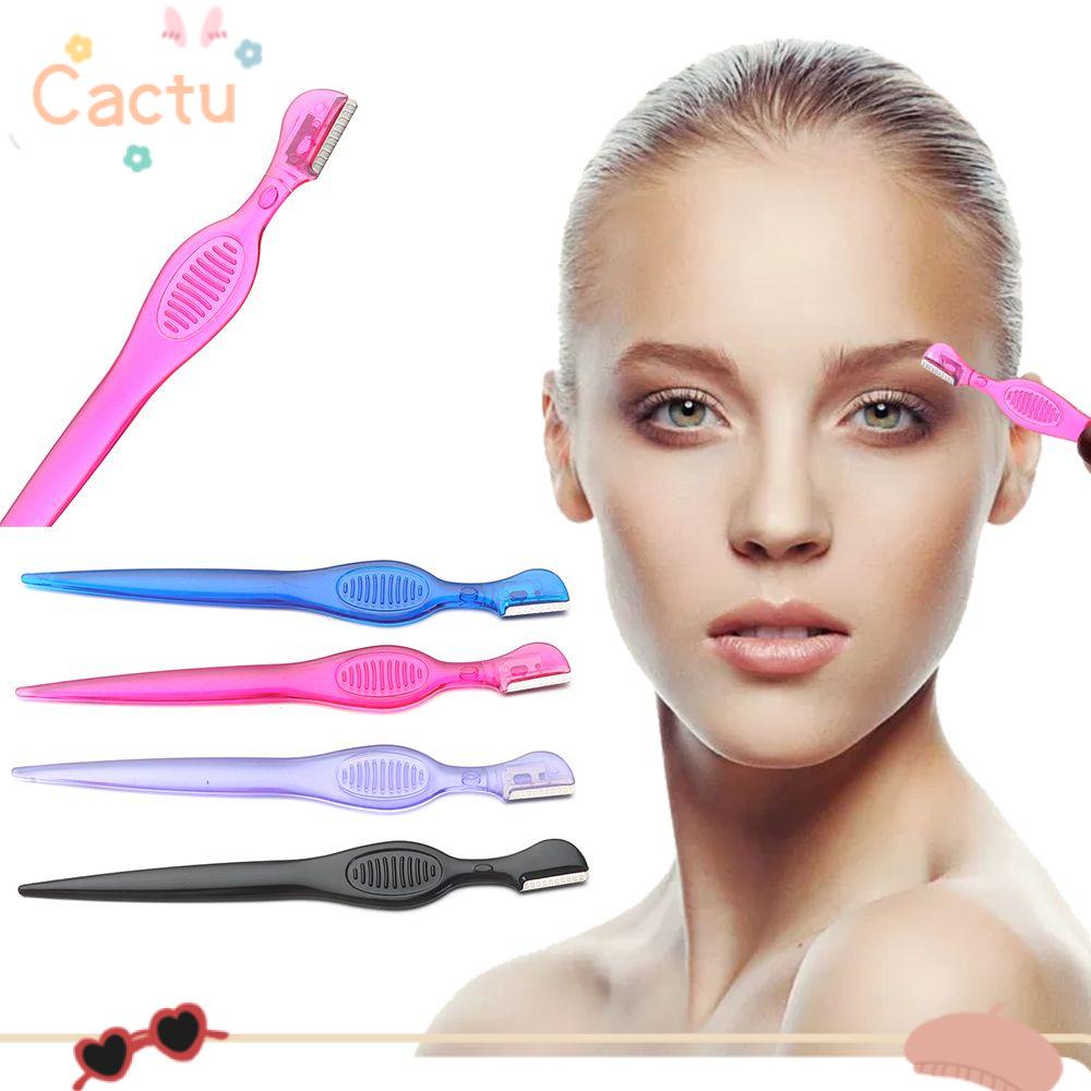Dụng Cụ Cạo Lông Mày An Toàn Có Lưỡi Dao Hình Vỏ Sò Kích Thước Nhỏ Gọn Dành Cho Nữ