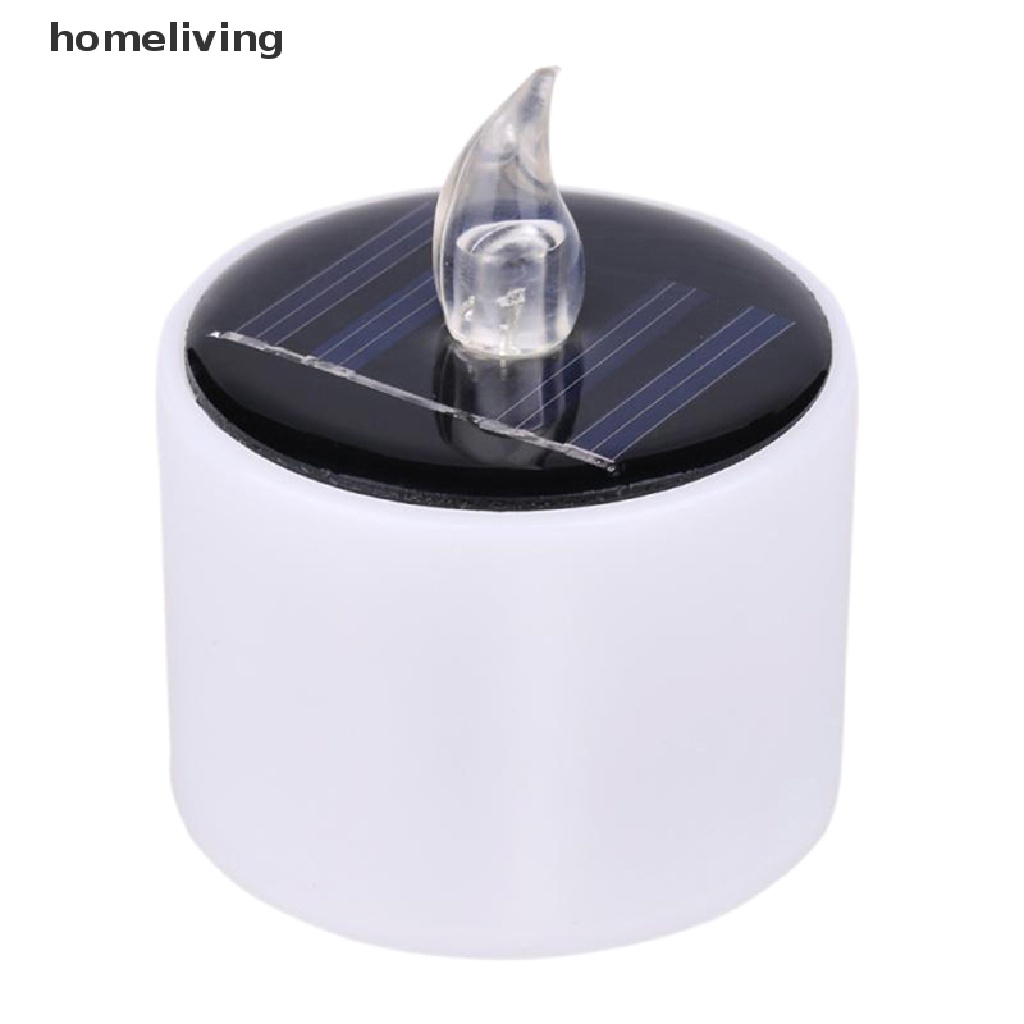 Đèn LED Năng Lượng Mặt Trời Hình Nến Màu Vàng
