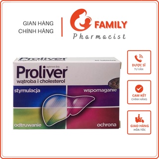 Proliver 30 viên - Hỗ trợ tăng cường chức năng Gan, thải độc và bảo vệ gan, hạ men gan