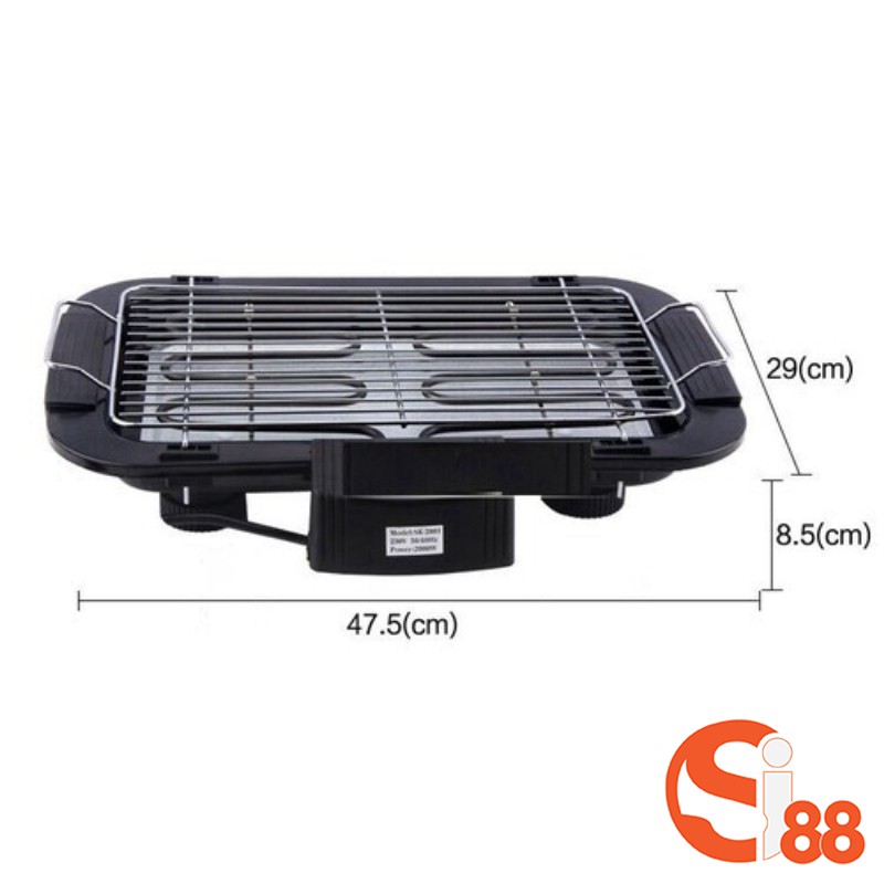 Bếp Nướng Điện Không Khói Electric Barbercue Grill Công Suất 2000W GD257