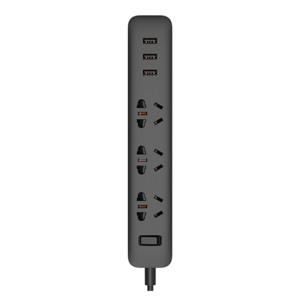 Ổ cắm điện Xiaomi Mi Power Strip 3 cổng 3 USB XMCXB01QM khả năng chịu nhiệt cao, dây dài 1m8