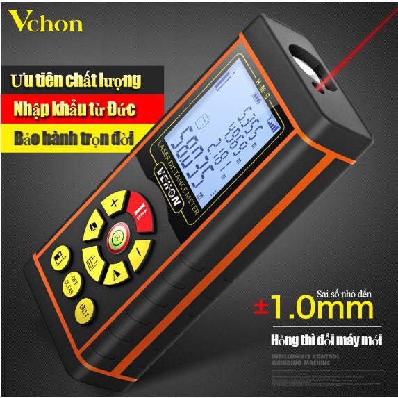 Thước đo khoảng cách bằng tia Laser Vchon H40 chính hãng - Vchon H40 đo diện, tich thể tich