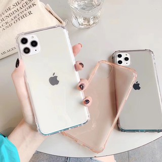 Ốp Điện Thoại Chống Rơi Màu Sắc Đơn Giản Cho Iphone X Xr Max 6 7 8 Plus 11 Pro Max