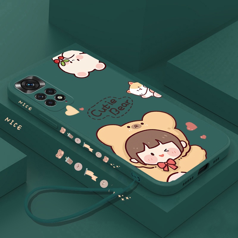 Ốp Điện Thoại Tpu Mềm Hình Thỏ Dễ Thương Cho Redmi Note 10 Pro 11 11s Xiaomi Poco X3 Pro X3 NFC Redmi Note 8 9 Pro 9S 9C