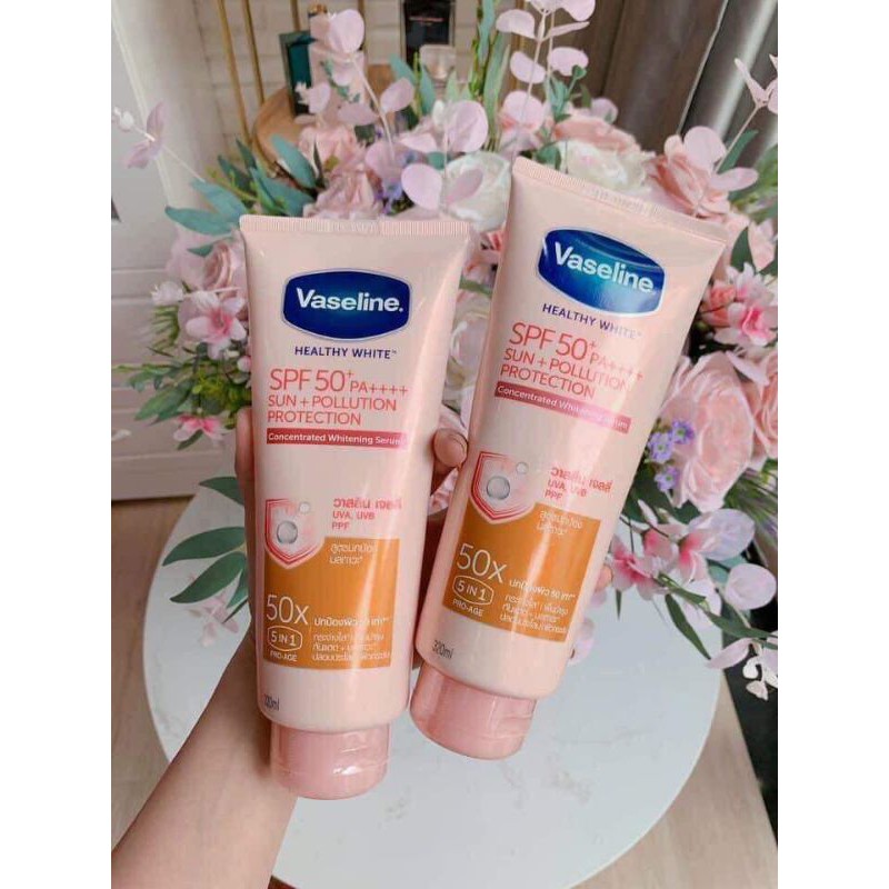 Sữa dưỡng thể vaseline 50x 320ml thái lan chính hãng