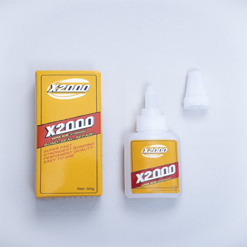 Keo dán X2000 siêu dính, keo dán đa năng dán được tất cả các vật liệu trong nhà dung tích nước 50ml