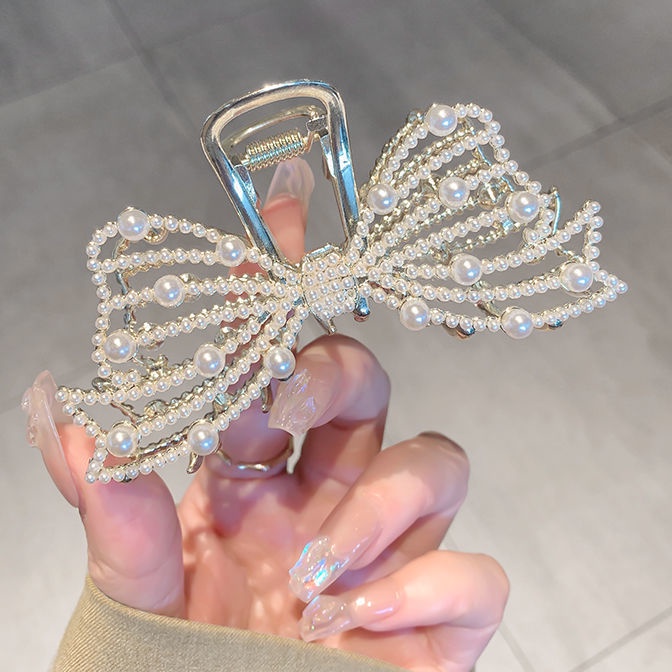 Kẹp Tóc Nơ Sau Lưng Phong Cách Hàn Quốc 2022