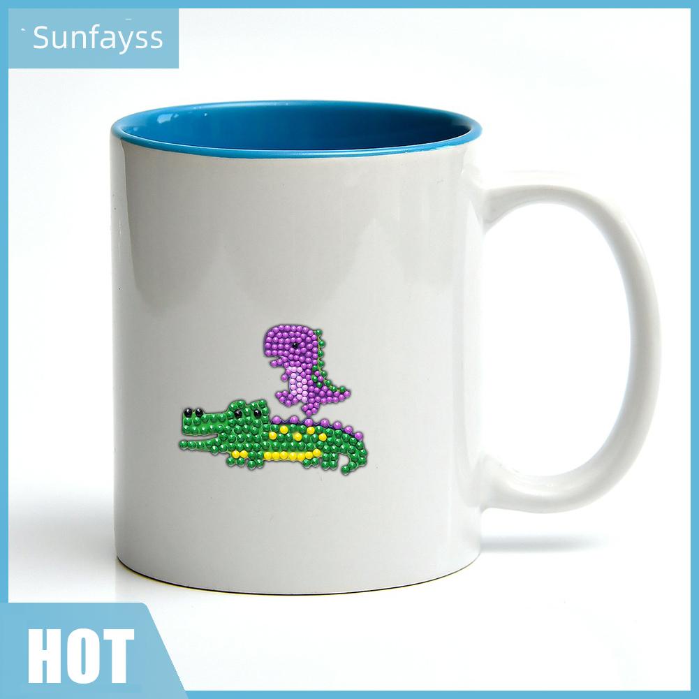 Set 9 Tranh Đính Đá DIY Hình Động Vật Dễ Thương Để Trang Trí Điện Thoại