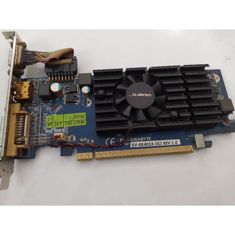 Card màn hình Gigabyte chíp Radeon 5450 bộ nhớ 1GB DDR3 chiến game LOL