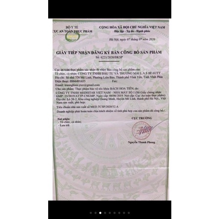 Bách hoa tiên Las beauty đẹp da