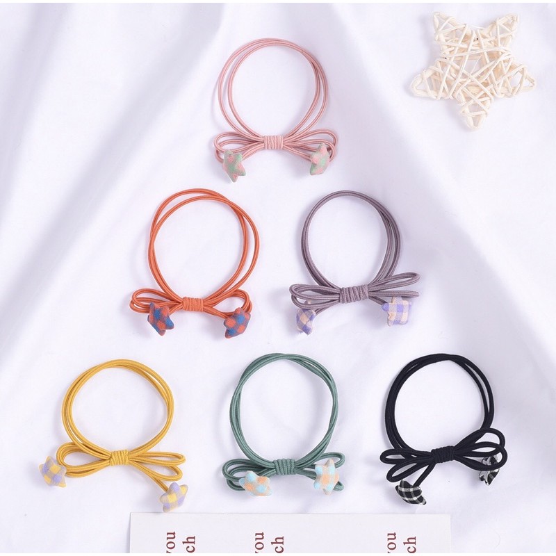 ☘Thun buộc tóc ngôi sao☘️