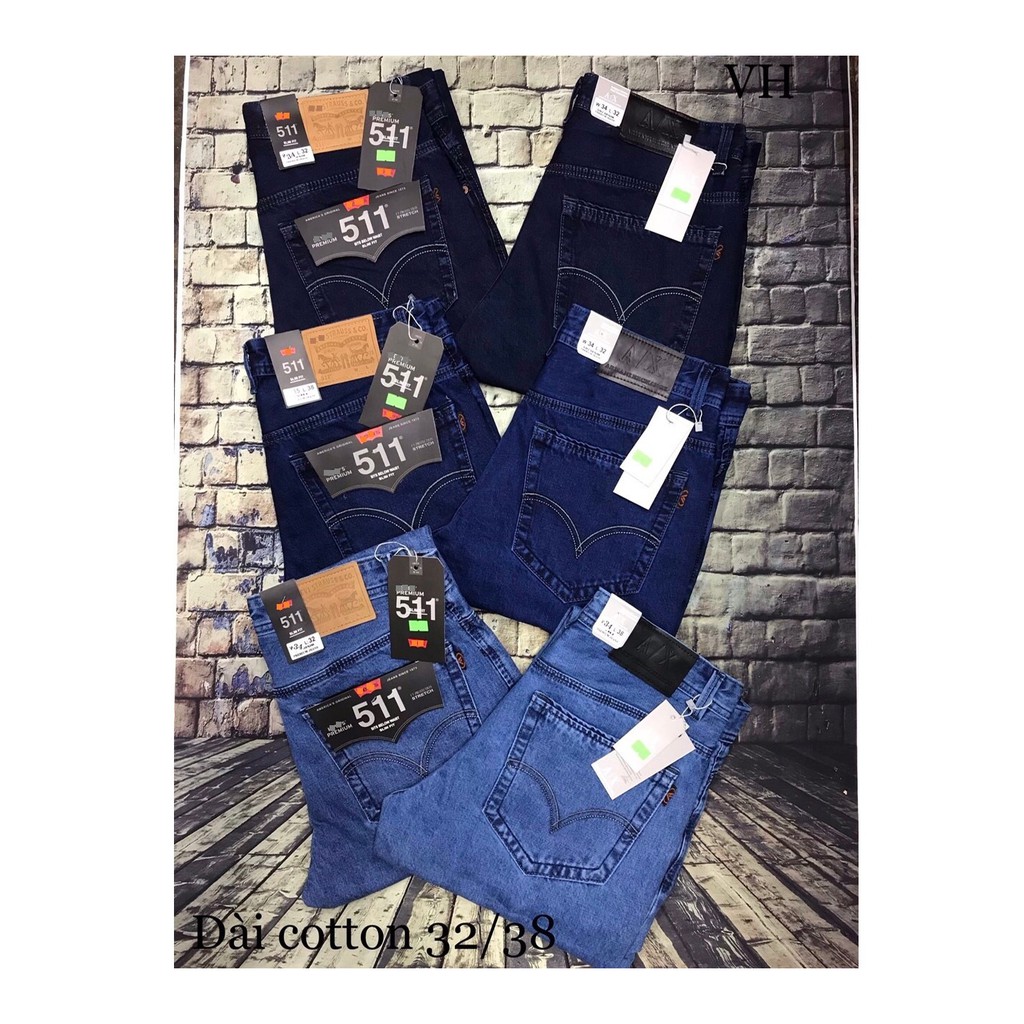 Quần jeans nam co giãn Big size ống suông QN235