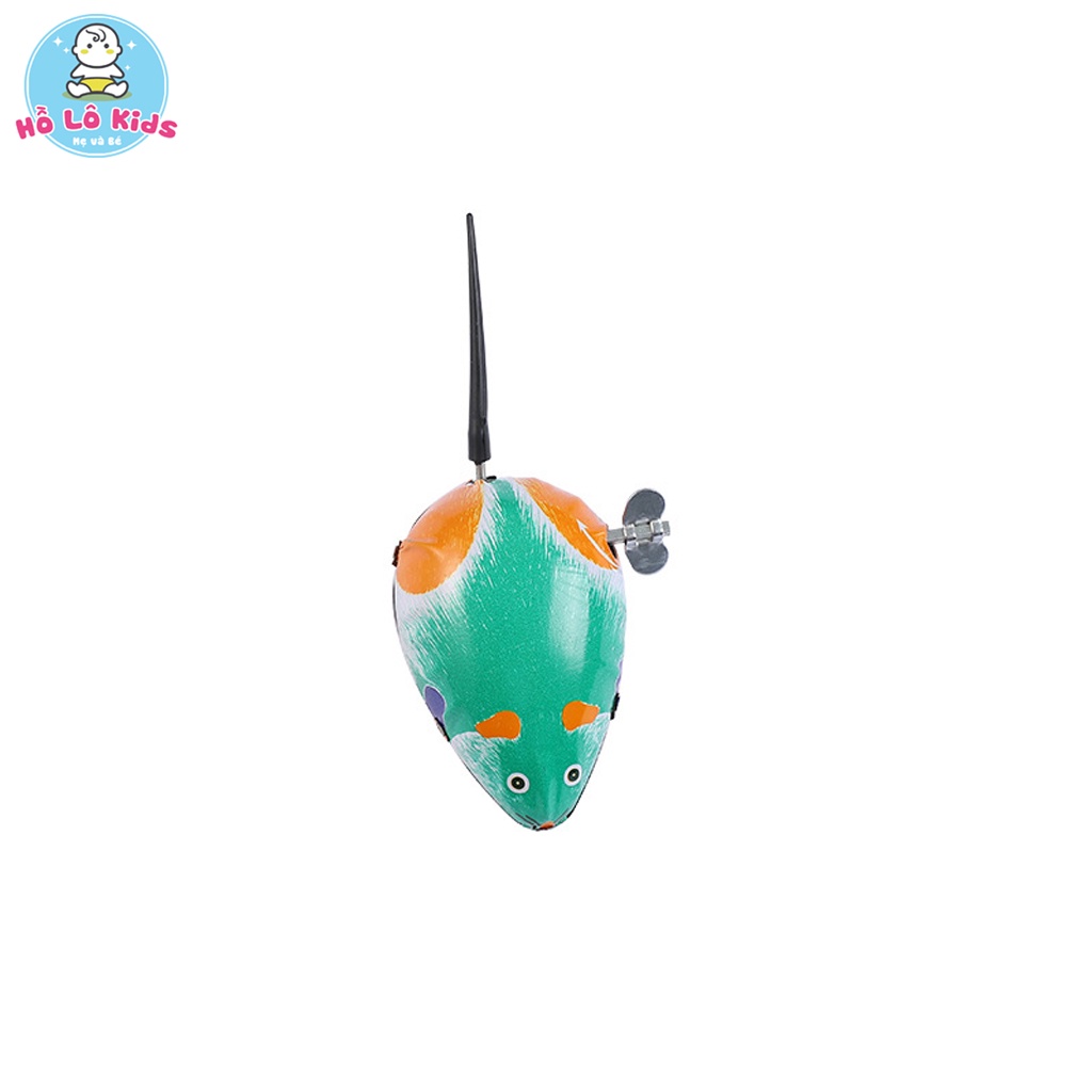 Chuột vặn cót bằng kim loại đồ chơi cho bé Hồ Lô Kids