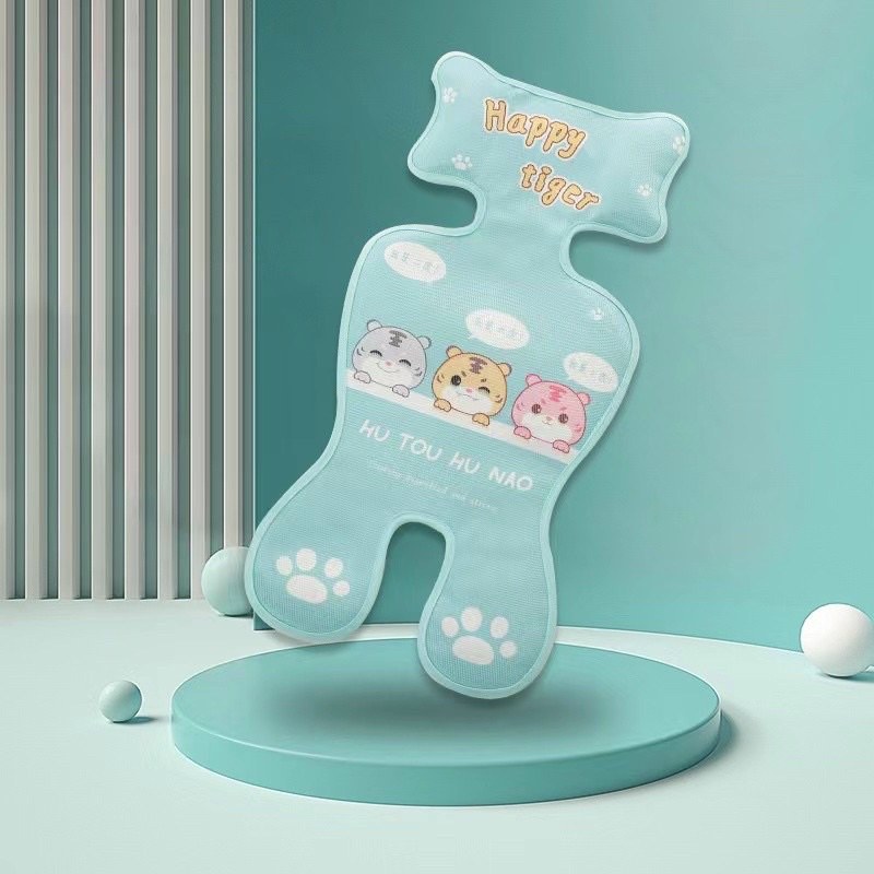 Tấm đệm lót xe đẩy cho bé cotton mềm mại, thoáng khí, phong cách Hàn Quốc, chất cotton, muslin cao cấp nhiều màu sắc