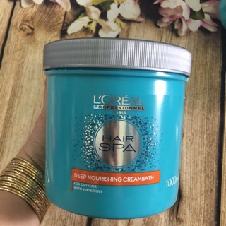 HẤP DẦU NUÔI DƯỠNG TÓC SUÔN MƯỢT LOREAL HAIR SPA DEEP NOURISHING 1000ml
