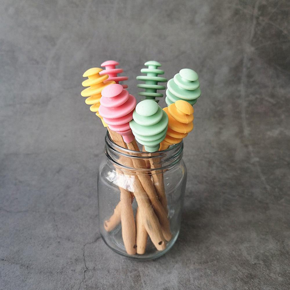 YIYU Que Khuấy Mật Ong Bằng Gỗ Chất Lượng Cao