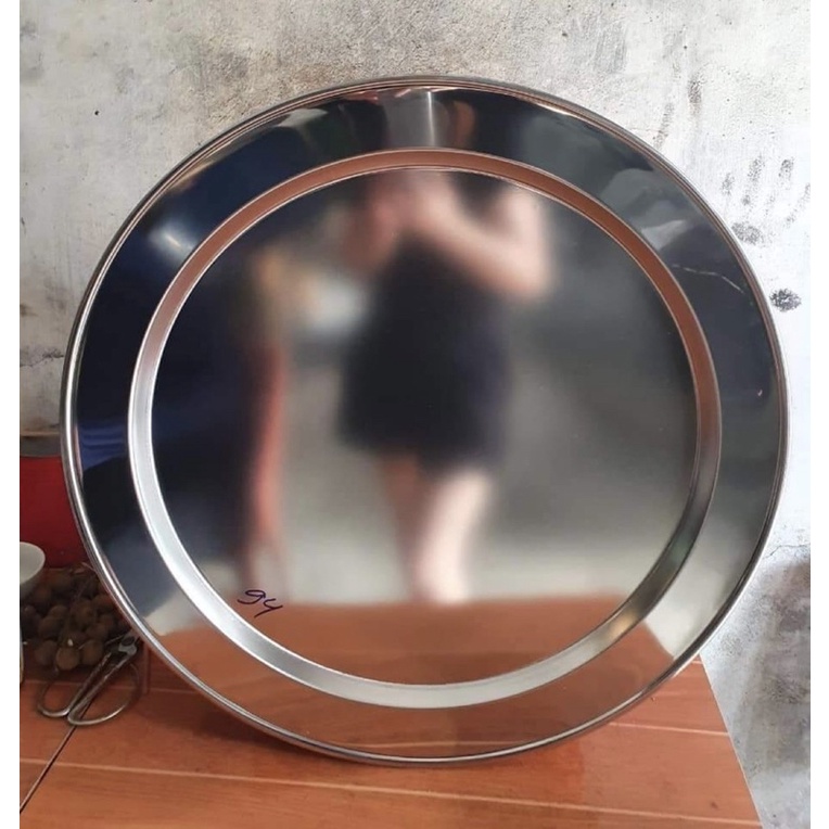 Mâm inox 58cm loại 1 dày 0.6ly giá tại xưởng