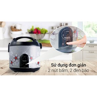 Nồi cơm điện Sharp 2.2 lít KS-R231STV Mới 100%