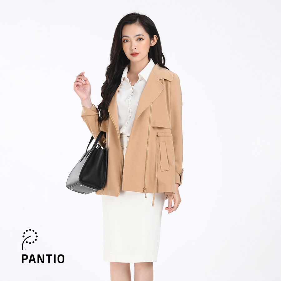 Áo vest nữ trơn kéo khoá FAV9847 - PANTIO