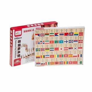 DOMINO QUỐC KÌ BẰNG GỖ