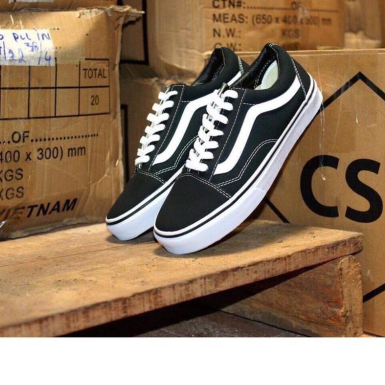 GIÀY VANS OLD SKOOL MÀU ĐEN CỔ ĐIỂN THỜI TRANG NAM NỮ FULL BOX | BigBuy360 - bigbuy360.vn