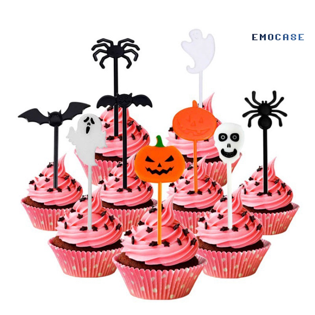 10 Que Trang Trí Bánh Kem Chủ Đề Halloween Dễ Thương