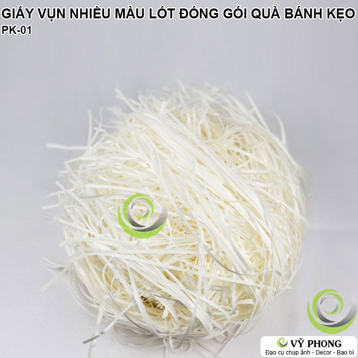 GIẤY VỤN GIẤY RƠM RAFFIA NHẬP KHẨU NHIỀU MÀU CAO CẤP BỊCH 50g TRANG TRÍ LÓT ĐÓNG GÓI HỘP QUÀ BAO BÌ PK-01