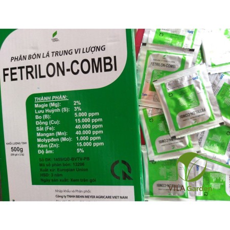 Phân Bón Lá Vi Lượng Fetrilon Combi (2.5gr), Phân bón lá trung vi lượng nhập khẩu châu âu