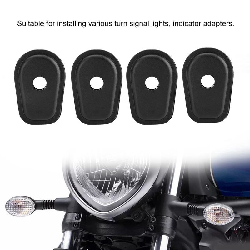 Set 4 Vòng Đệm Đèn Xi Nhan Cho Xe Kawasaki Z250 Z300 Z650 Z750 Z800 Z900 Z1000 Z750S