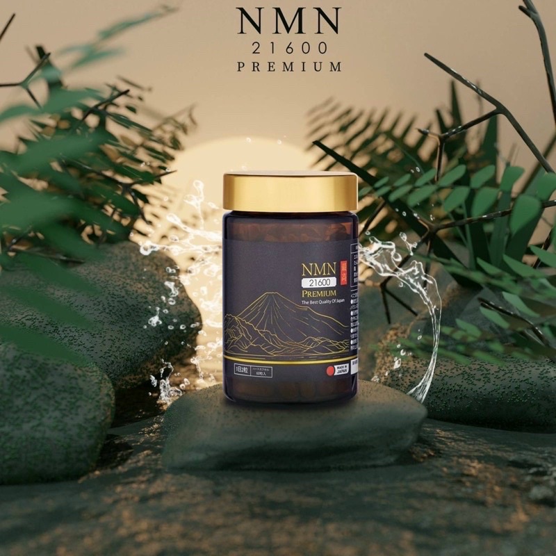 Viên Uống NMN 21600 Premium Nhật Bản Hỗ Trợ Trẻ Hoá Làn Da - Hộp 60 Viên