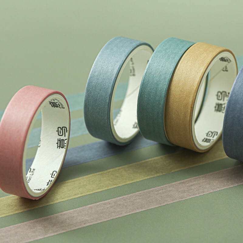 Set Washi Tape Hộp 5 Cuộn Băng Keo Trang Trí Dễ Thương