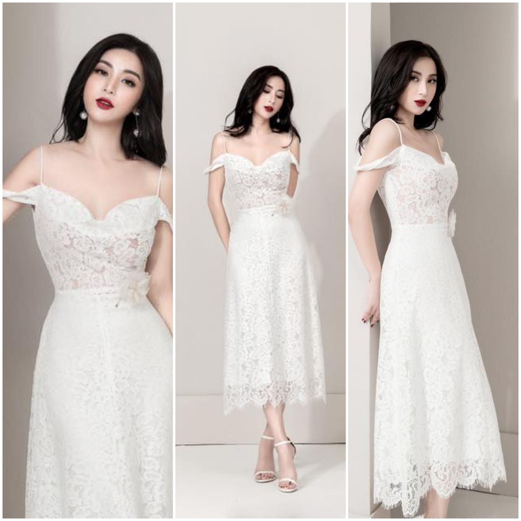 Đầm ren dự tiệc sang trọng thiết kế dáng xòe Eira Dress | AVIV BOUTIQUE
