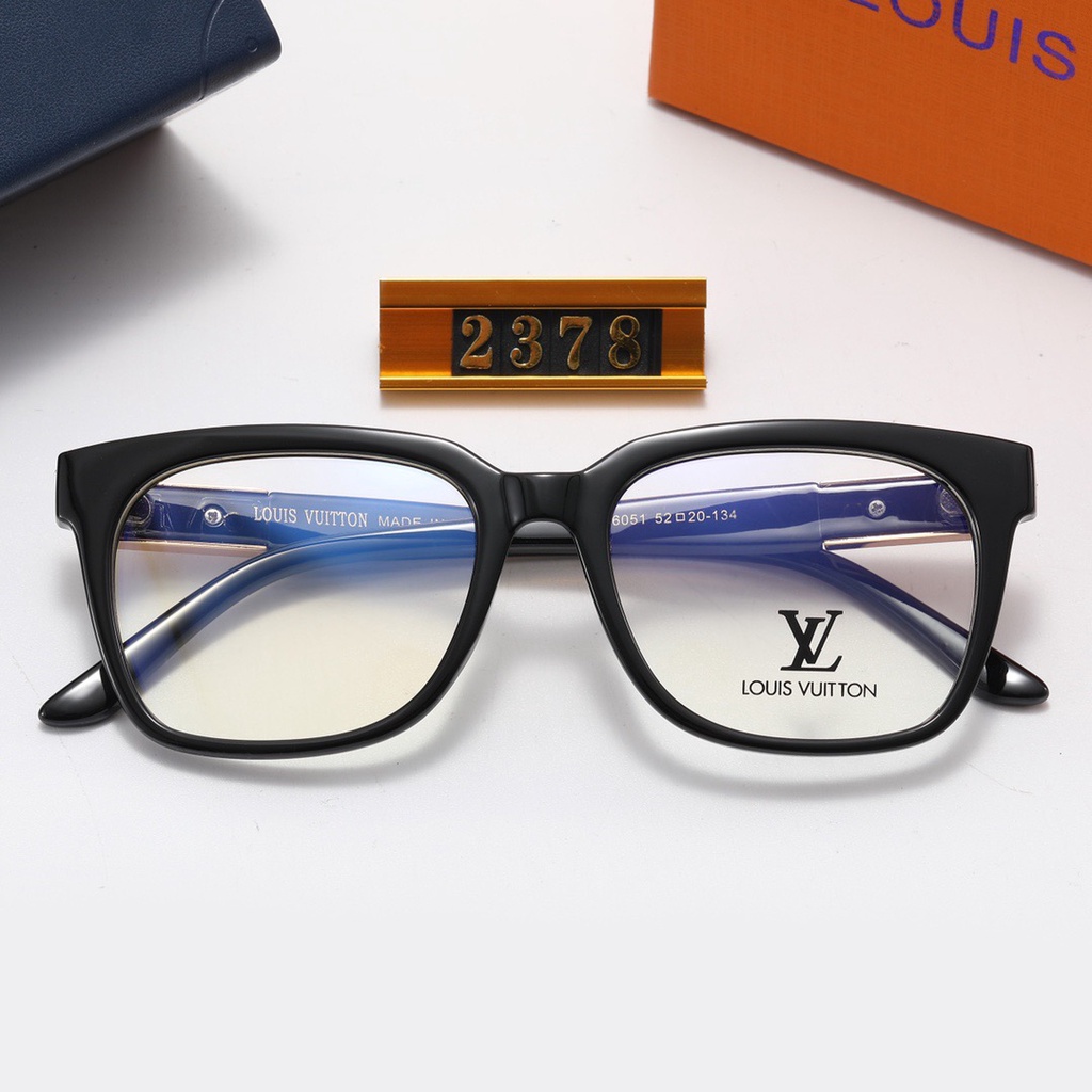 Kính Mắt Gọng Tròn Chống Ánh Sáng Xanh Phong Cách Louis Vuitton