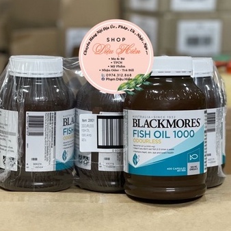 (Size to) Viên uống dầu cá Blackmores Fish Oil 1000 odourless