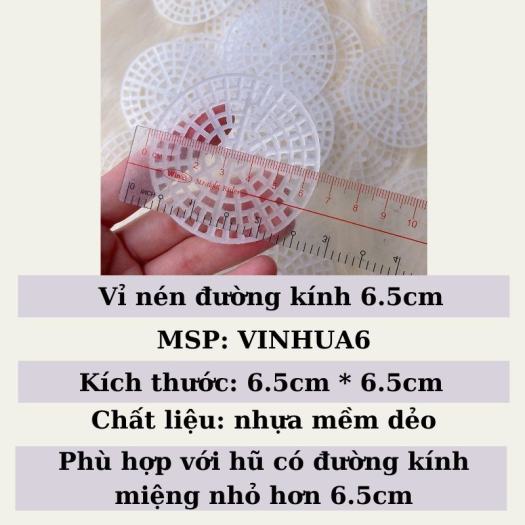 Vỉ Nén Thực Phẩm - Vỉ nén dưa cà, chuyên dùng chèn thực phẩm ngâm: dưa cà, kiệu,chanh đào, dâu tằm, rượu nho...