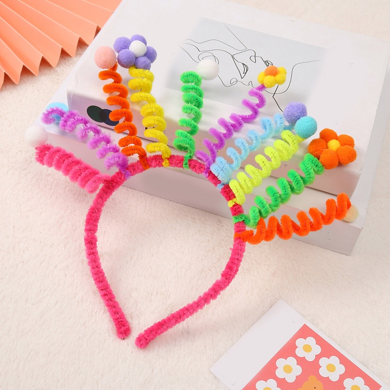 Băng Đô Xoắn ONERI Nhiều Màu Sắc Vui Nhộn Thời Trang Làm Phụ Kiện Chụp Ảnh