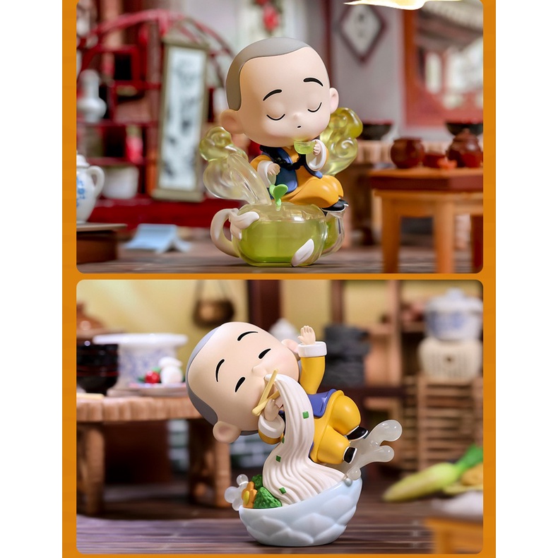 Yi Chan Búp Bê Pop Mart Dễ Thương Series Thức Ăn Trung Quốc Nhỏ Nhắn