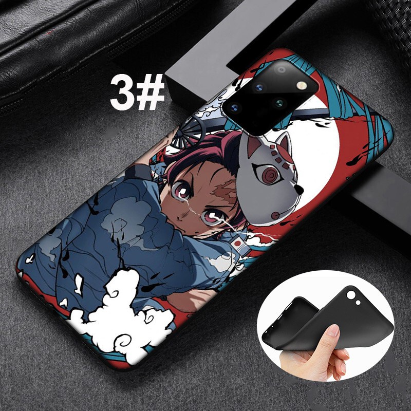 Samsung Galaxy S10 S9 S8 Plus S6 S7 Edge S10+ S9+ S8+ Soft Silicone Cover Phone Case Casing MD106 Demon Slayer Anime