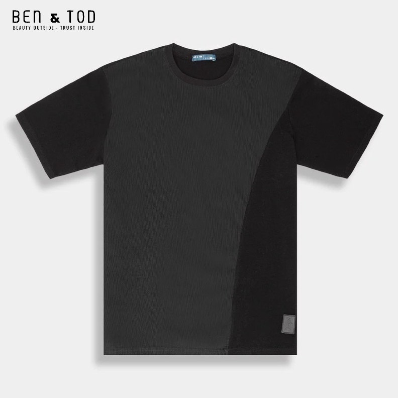 Áo thun nam cổ tròn BEN &amp; TOD R1210BB111 vải cotton 4 chiều, cao cấp, co giãn, thoáng mát, trẻ trung