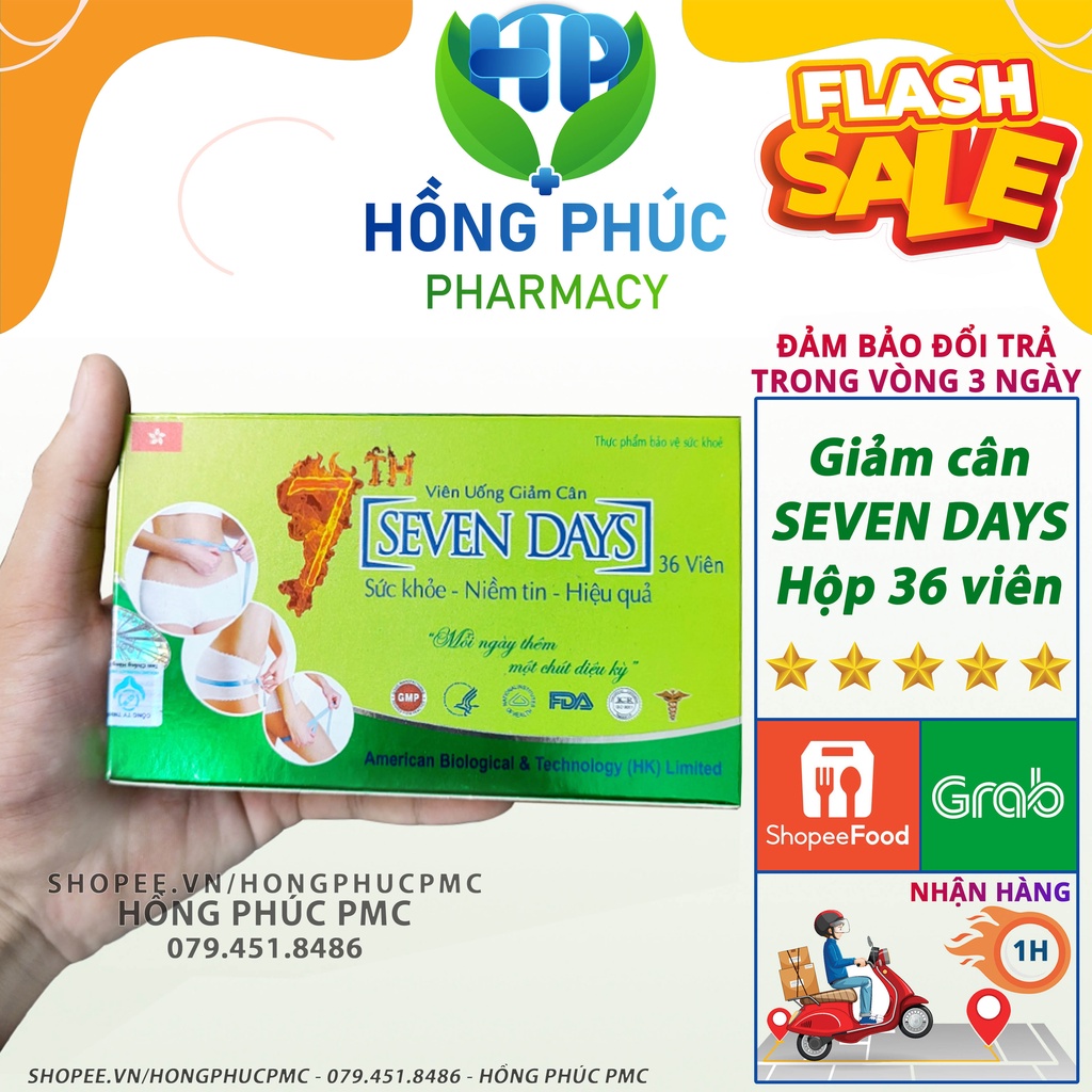 SEVEN DAYS...... Giảm Cân Seven Days hiệu quả an toàn (Hộp 36 viên) Minh Khanggg7