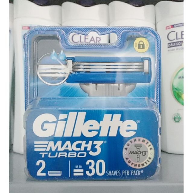 Vỉ 2 lưỡi dao Gillette Mach3